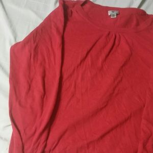 Red Sweater Cute Warm and Cozy